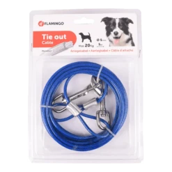 Aanlegkabel Voor Honden - Blauw - 500 Cm X 5 Mm < 20 Kg