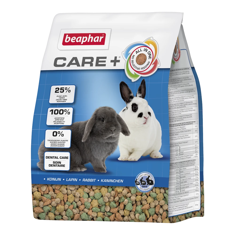Beaphar Care+ Konijnenvoer Volwassen - Knaagdiervoer - 1,5kg 3 Beaphar Care+ Konijnenvoer Volwassen - Knaagdiervoer - 1,5kg