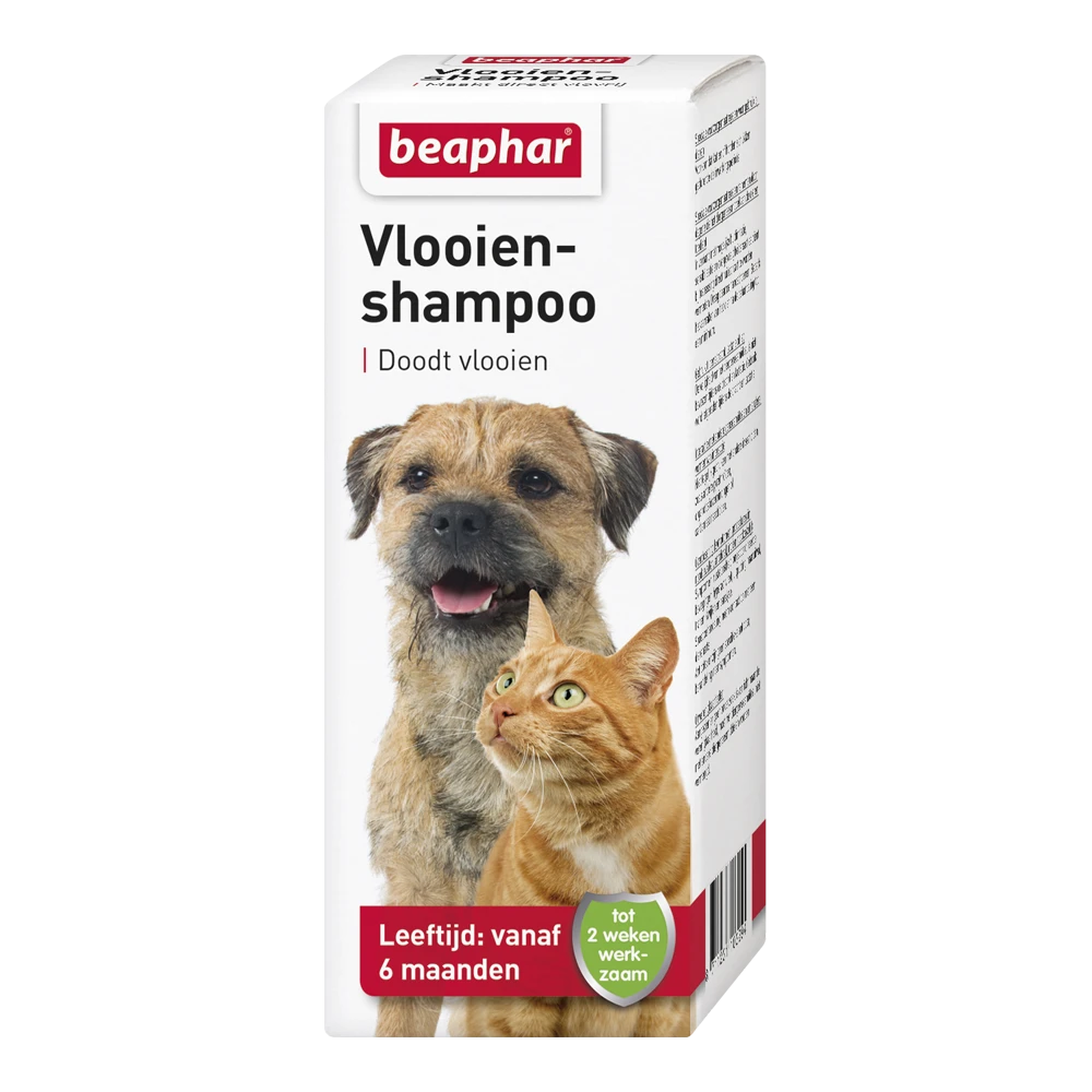 Beaphar Vlooienshampoo Hond/kat - 100ml - Anti Vlooien 3 Beaphar Vlooienshampoo Hond/kat - 100ml - Anti Vlooien