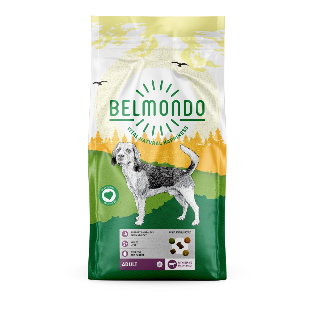 Belmondo Adult Met Rund En Kip - 14kg - Hondenvoer 3 Belmondo Adult Met Rund En Kip - 14kg - Hondenvoer