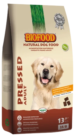 Biofood Geperst Adult - Hondenvoer - 13,5kg