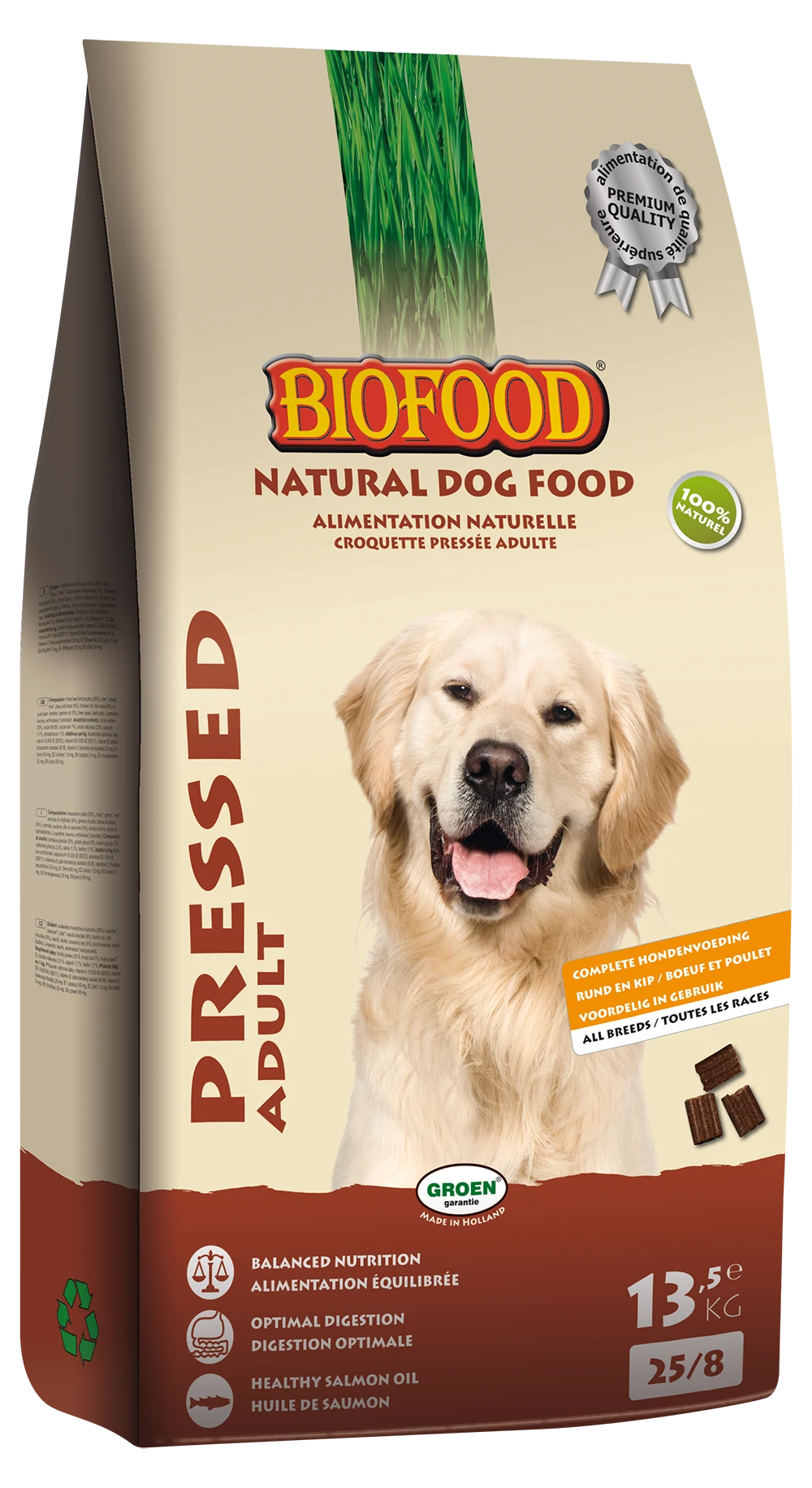 Biofood Geperst Adult - Hondenvoer - 13,5kg 3 Biofood Geperst Adult - Hondenvoer - 13,5kg