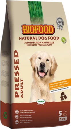 Biofood Geperst Adult - Hondenvoer - 5kg