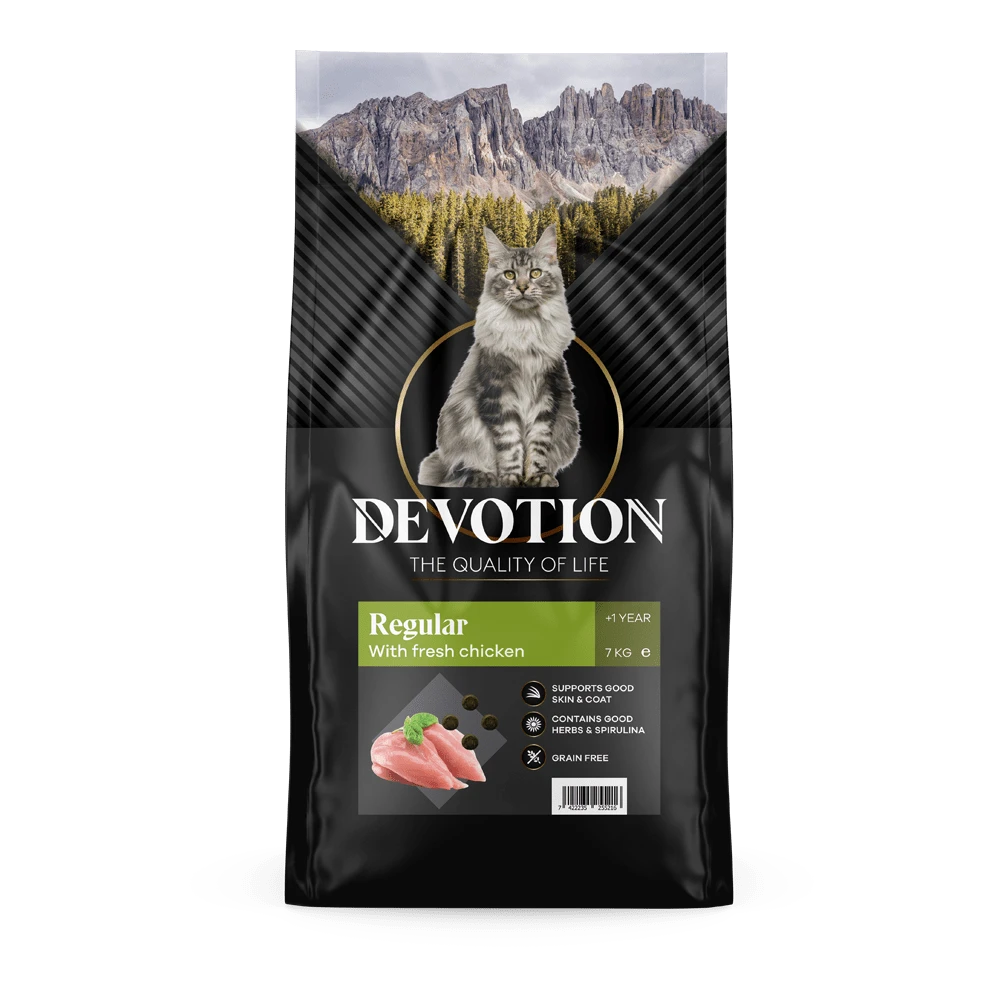 Devotion Regular - Kip - Kattenvoer - 7kg 3 Devotion Regular - Kip - Kattenvoer - 7kg
