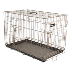 Flamingo Draadkooi Ebo Taupe - S - 43x61x50cm - Hondenbench