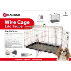Flamingo Draadkooi Ebo Taupe - S - 43x61x50cm - Hondenbench 11 Flamingo Draadkooi Ebo Taupe - S - 43x61x50cm - Hondenbench -Pet Planet Verkoop draadkooi ebo taupe s 43x61x50cm hondenbench 5