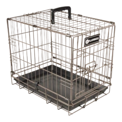 Flamingo Draadkooi Ebo Taupe - XS - 31x47x38cm - Hondenbench