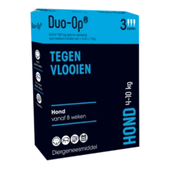 Duo-Op - 100mg - Hond 4 Tot 10kg - Anti Vlooien En Tekenmiddel - 3 Pipetten