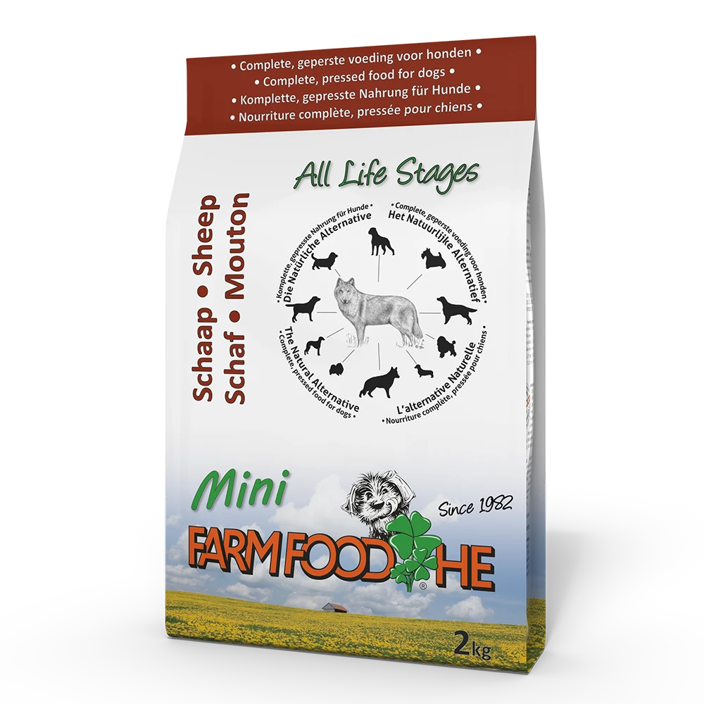 Farm Food HE Schaap Mini - Hondenvoer - 2kg 4 Farm Food HE Schaap Mini - Hondenvoer - 2kg - Afbeelding 2