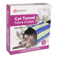 Flamingo Feline Cruiser Nylon 136cm - Blauw/groen - U00f825cm -Pet Planet Verkoop feline cruiser nylon 136cm blauw groen d25cm 4