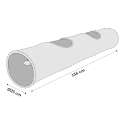 Flamingo Feline Cruiser Nylon 136cm - Blauw/groen - U00f825cm -Pet Planet Verkoop feline cruiser nylon 136cm blauw groen d25cm 5