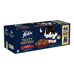PURINAu00ae FELIXu00ae - Adult - Heerlijke Reepjes - Farm Selectie Box - 44x80 G