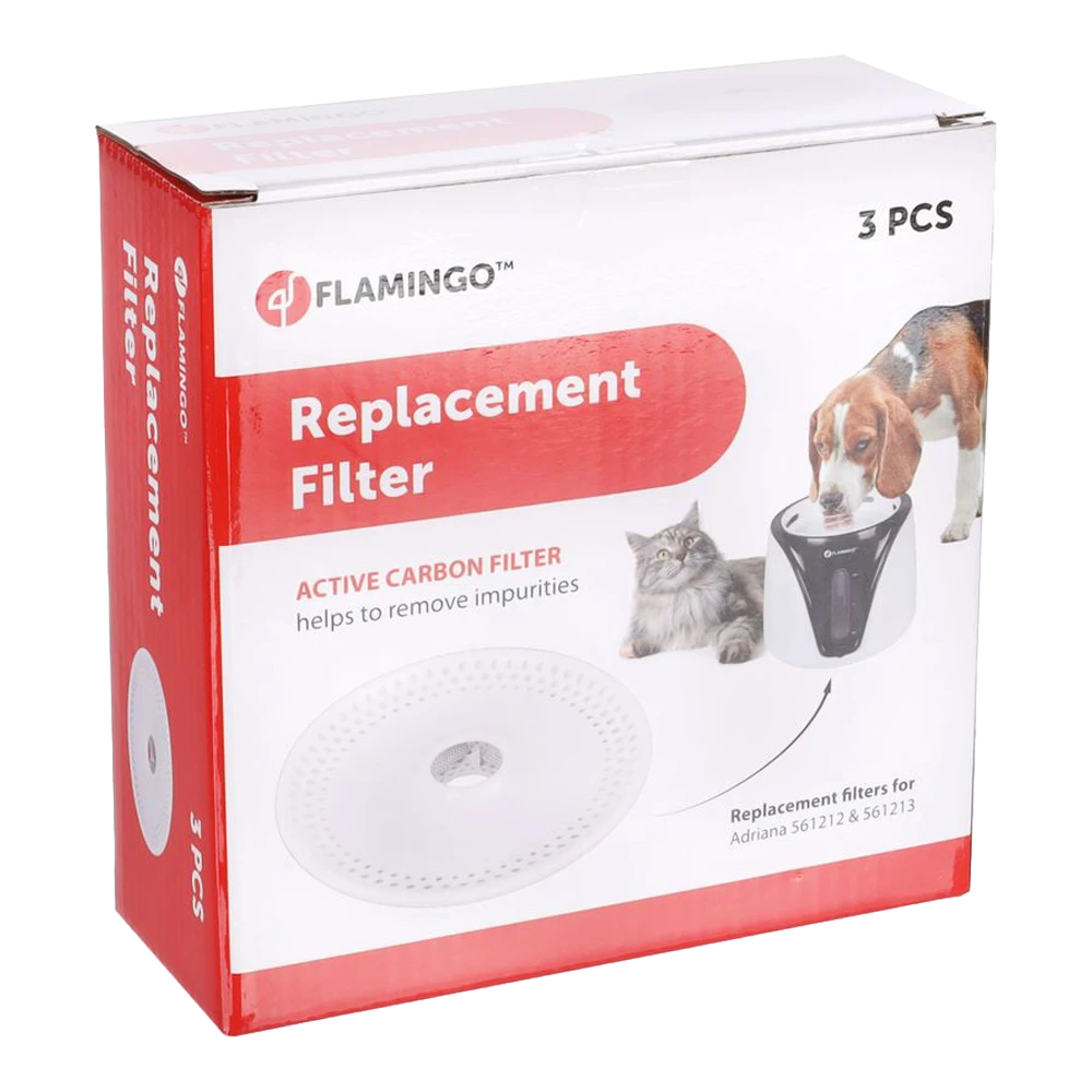 Flamingo Filter Drinkfontein Adriana Wit - Plastic 5 Flamingo Filter Drinkfontein Adriana Wit - Plastic - Afbeelding 3