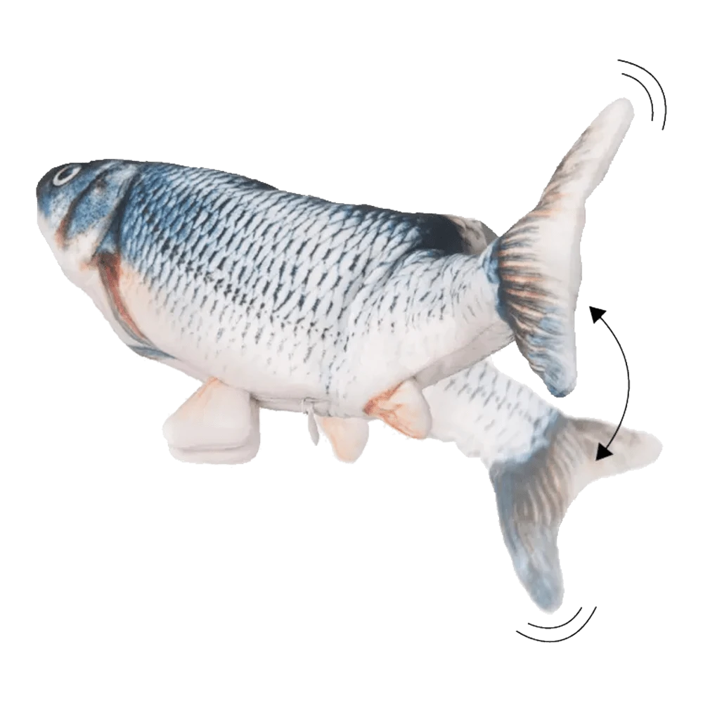 Flamingo Flounder Bewegende Vis - Grijs 4 Flamingo Flounder Bewegende Vis - Grijs - Afbeelding 2