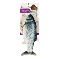 Flamingo Flounder Bewegende Vis - Grijs 12 Flamingo Flounder Bewegende Vis - Grijs -Pet Planet Verkoop flounder bewegende vis grijs 5