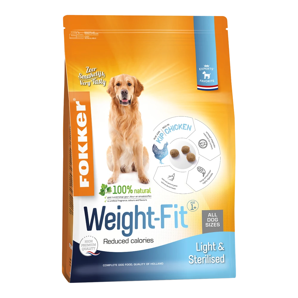 Fokker Dog Weight-Fit - Hondenvoer - 2,5kg 3 Fokker Dog Weight-Fit - Hondenvoer - 2,5kg