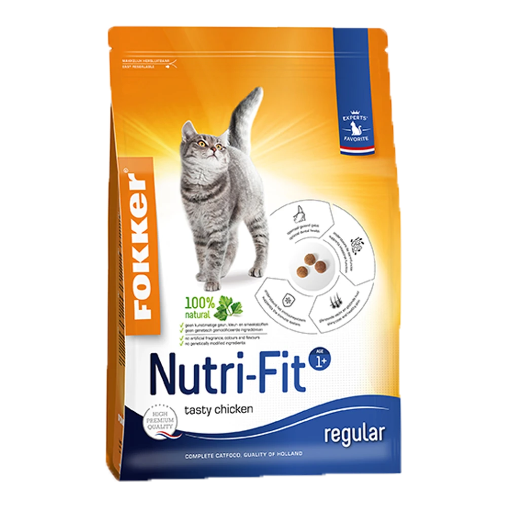 Fokker Cat Nutri-Fit - Kattenvoer - 2,5kg 3 Fokker Cat Nutri-Fit - Kattenvoer - 2,5kg