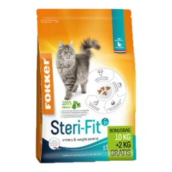 Fokker Cat Steri-Fit - Kattenvoer - 10kg