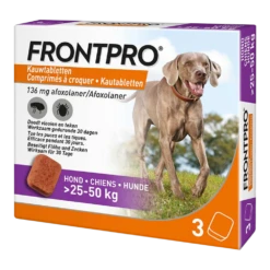 Frontline Frontpro Hond - Kauwtabletten - XL - 25-50kg - 3 Tabletten