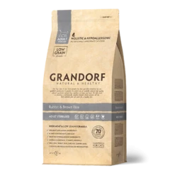 Grandorf Konijn & Bruine Rijst Gesteriliseerd - Kattenvoer - 2kg