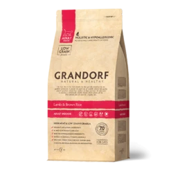 Grandorf Lam & Bruine Rijst Adult Indoor - Kattenvoer - 2kg