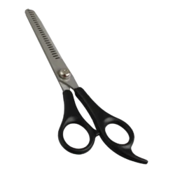 Flamingo Groo'me Effileerschaar Dubbel - Zwart - Hondenvachtschaar