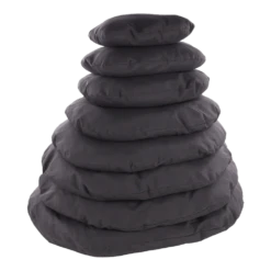 Flamingo Hondenkussen Panama Ovaal Met Rits - Donkergrijs - 90cm -Pet Planet Verkoop hondenkussen panama ovaal met rits donkergrijs 4 1