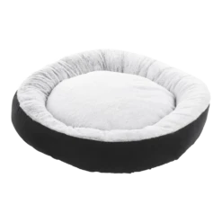 Flamingo Hondenmand Iduna Rond - Zwart - 50x50x15cm