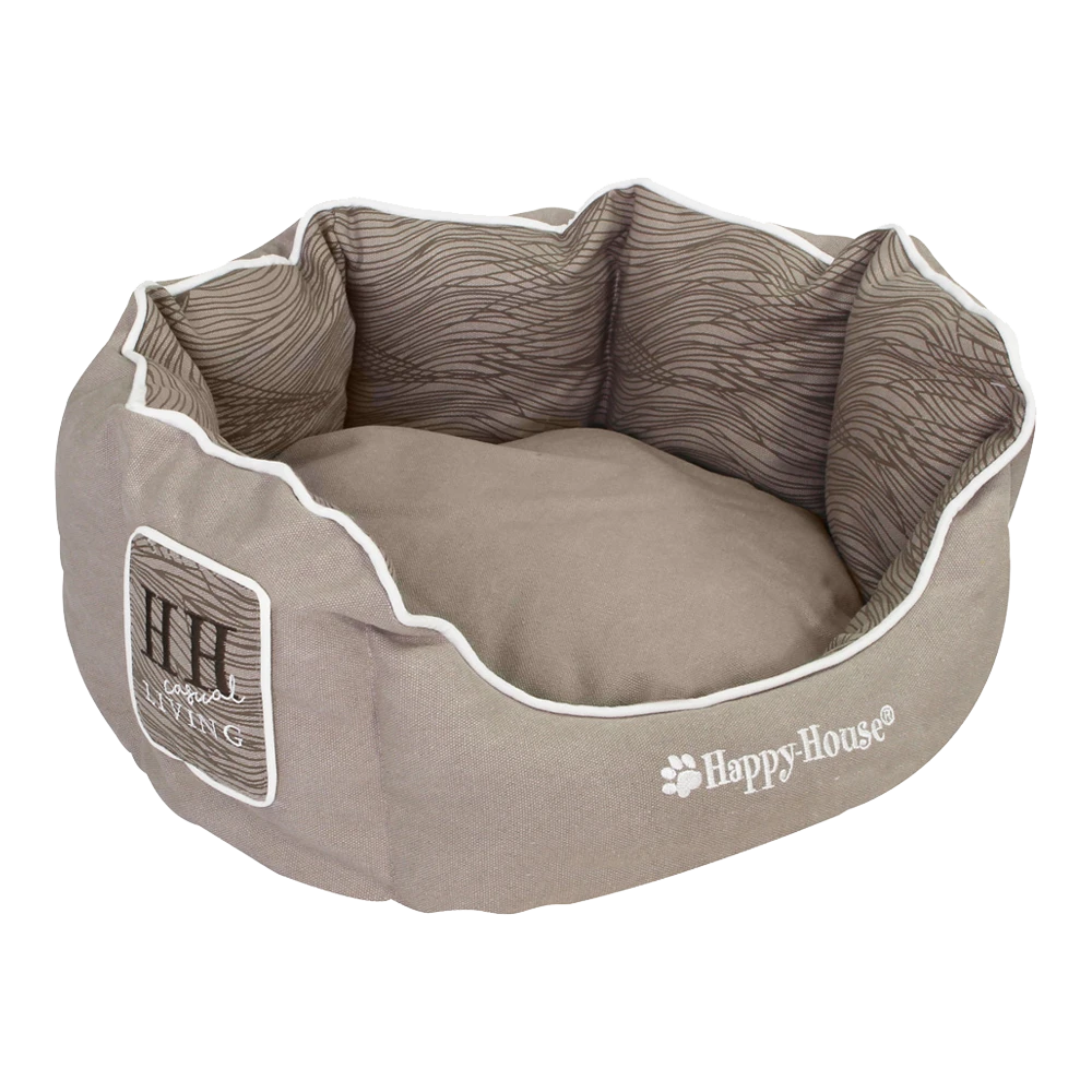 Hondenmand Rond Casual Living - M - Taupe - Happy House 3 Hondenmand Rond Casual Living - M - Taupe - Happy House