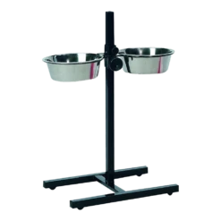 Flamingo Hondenvoerbak Otis Met Standaard - 2x27cm - 4L