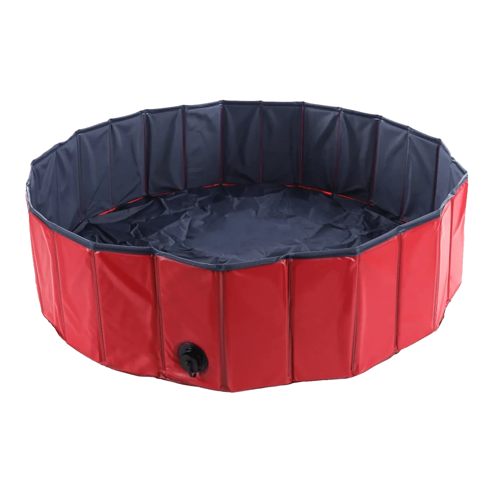 Flamingo Hondenzwembad Doggy Splash Rond - 120x30cm - Blauw/Rood 3 Flamingo Hondenzwembad Doggy Splash Rond - 120x30cm - Blauw/Rood