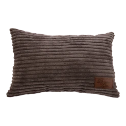 Designed By Lotte Hoofdkussen Ribbed - Bruin - 35x23cm