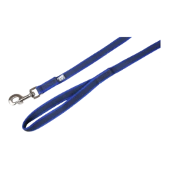 Julius K9 Super-Grip Looplijn Blauw, Grijs - 1,8m - Max. 50kg - Hondenriem