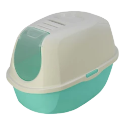 Flamingo Kattenbak Plato Hawai Lichtblauw - L - 39x55x41cm