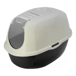 Flamingo Kattenbak Plato Hawai Zwart - L - 39x55x41cm