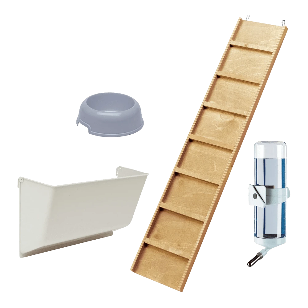 FERPLAST Konijnenhok Grand Lodge 140 Grijs 5 FERPLAST Konijnenhok Grand Lodge 140 Grijs - Afbeelding 3