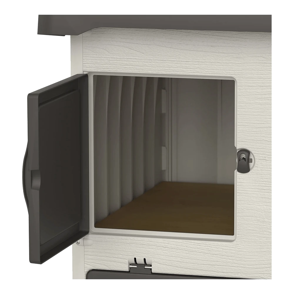 FERPLAST Konijnenhok Grand Lodge 140 Grijs 6 FERPLAST Konijnenhok Grand Lodge 140 Grijs - Afbeelding 4