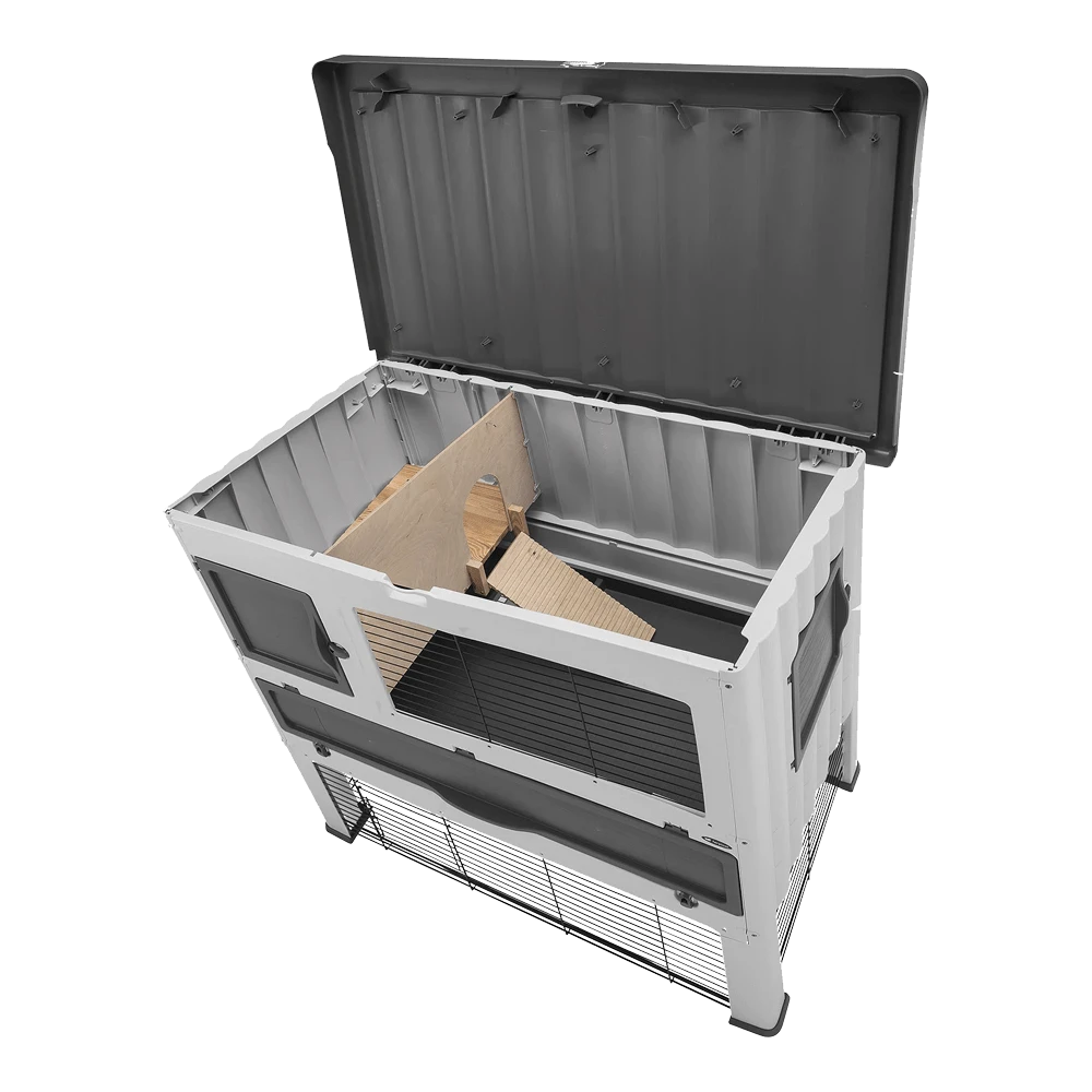 FERPLAST Konijnenhok Grand Lodge 140 Grijs 8 FERPLAST Konijnenhok Grand Lodge 140 Grijs - Afbeelding 6