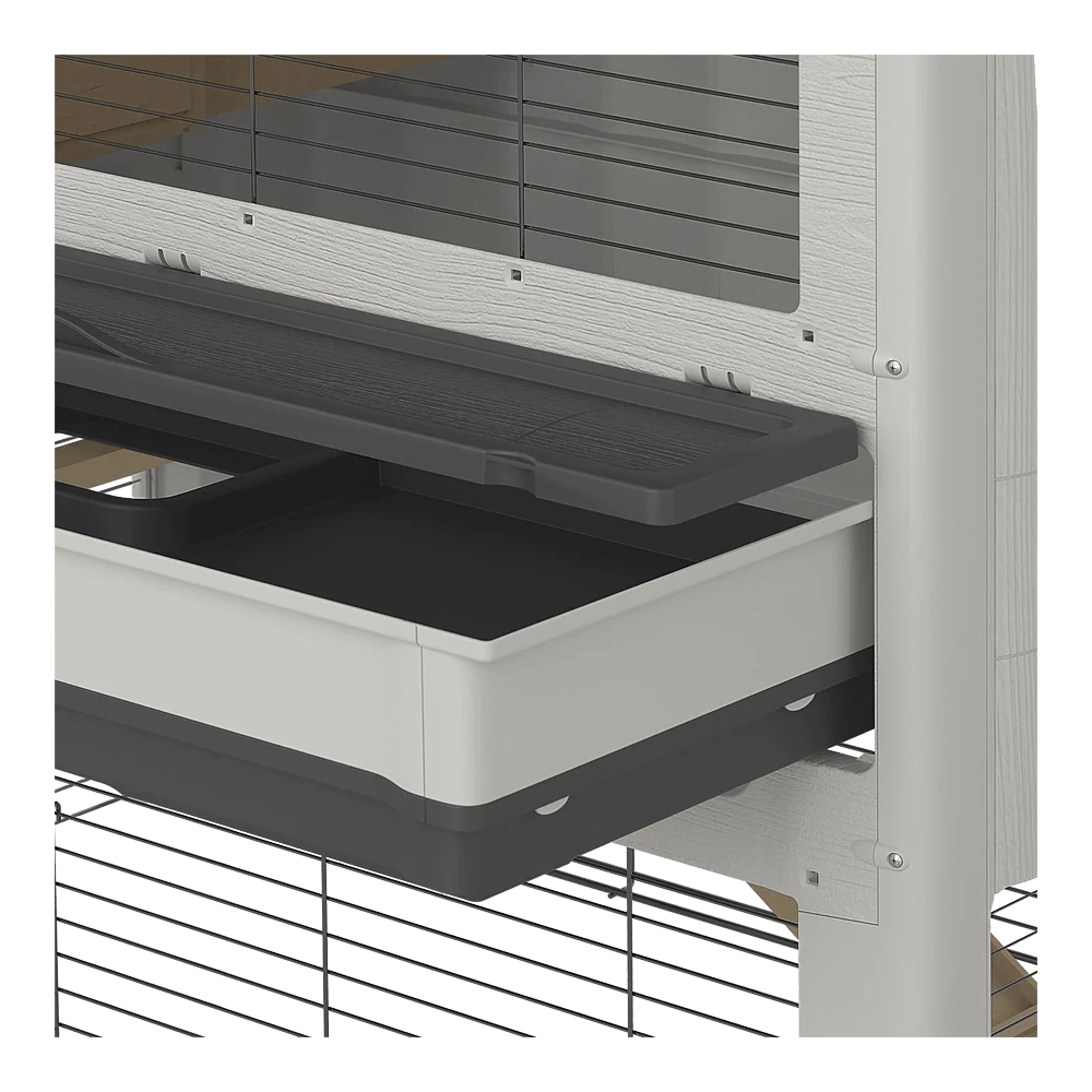 FERPLAST Konijnenhok Grand Lodge 140 Grijs 9 FERPLAST Konijnenhok Grand Lodge 140 Grijs - Afbeelding 7