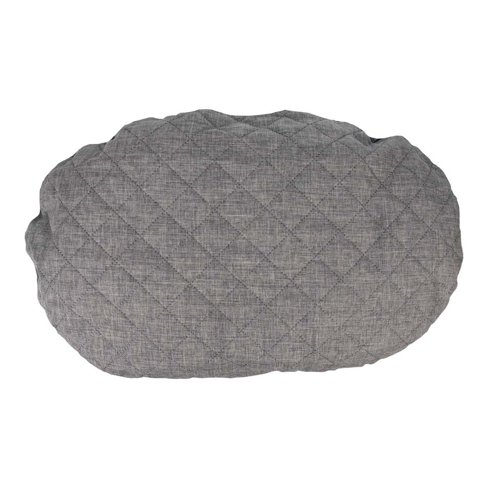 Flamingo Kussen Mano Ovaal Met Rits - Grijs - 80x48x15CM 4 Flamingo Kussen Mano Ovaal Met Rits - Grijs - 80x48x15CM - Afbeelding 2