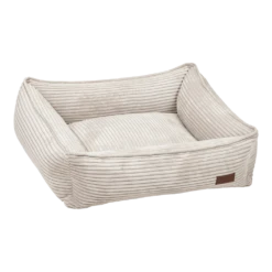 Designed By Lotte Ligmand Ribbed Met Rits - Lichtgrijs - 65x60x20cm