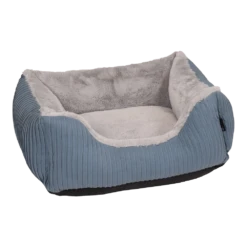 Flamingo Mand Faldi Rechthoekig Met Rits - Blauw - 50x40x18cm