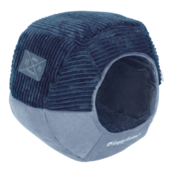 Mand Grot Rond Corduroy Collectie - S - Blauw - Happy House