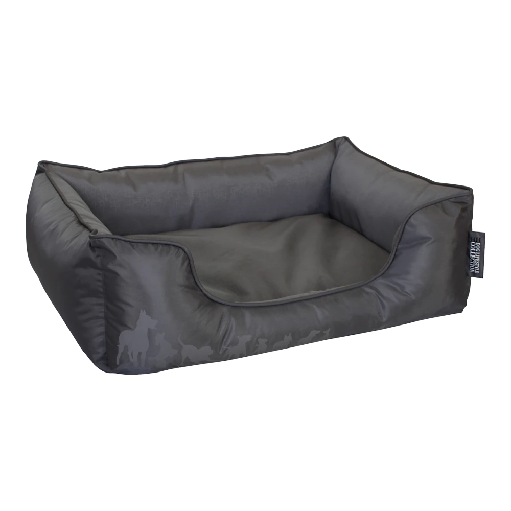 Mand Rechthoekig Dog Lifestyle - L - Grijs - Happy House 3 Mand Rechthoekig Dog Lifestyle - L - Grijs - Happy House