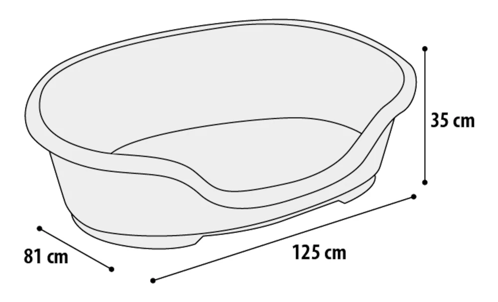 Flamingo Mand Somnus Plastic - Bruin - 110/125CM 4 Flamingo Mand Somnus Plastic - Bruin - 110/125CM - Afbeelding 2