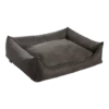 MaxxNobel Orthopedische Sofa Lederlook/teddy - Olijf - 100 X 80cm - Hondenmand