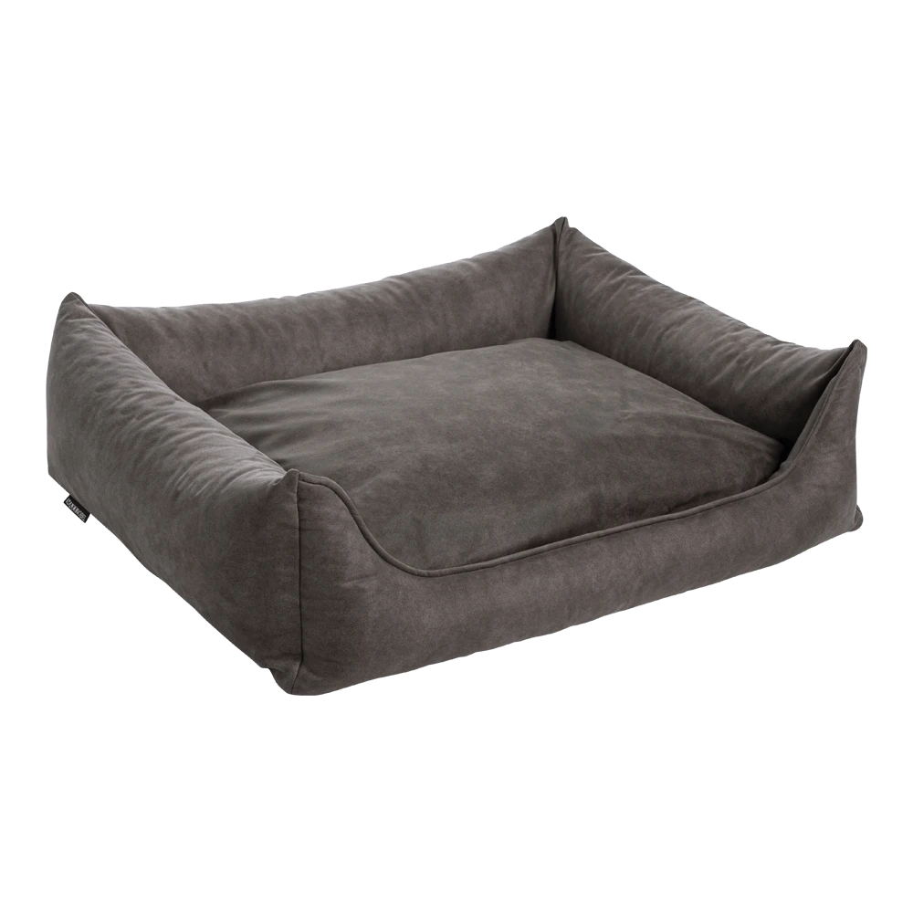 MaxxNobel Orthopedische Sofa Lederlook/teddy - Taupe - 70 X 50cm - Hondenmand 3 MaxxNobel Orthopedische Sofa Lederlook/teddy - Taupe - 70 X 50cm - Hondenmand