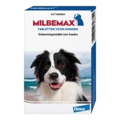Milbemax Anti Wormentabletten Hond - 10 Tot 50kg - 2tab.