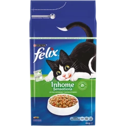 PURINAu00ae Felixu00ae Inhome Sensations Met Kip En Groenten - Kattenvoer - 4kg