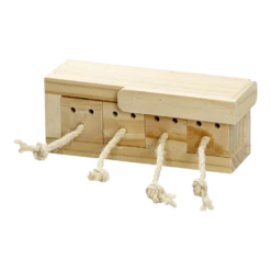 Flamingo Rody Brain Train Kast - 4 Blokken Met Touw